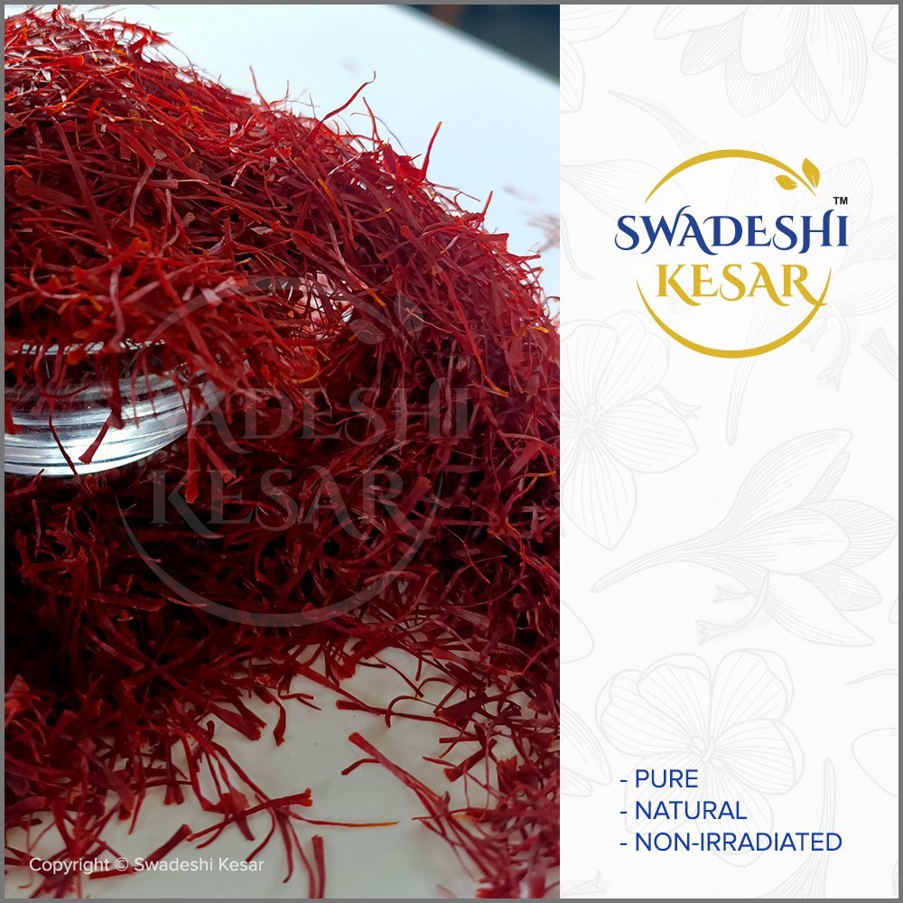 Swadeshi Red Pushali Saffron, For Food, Packaging Type: Loose