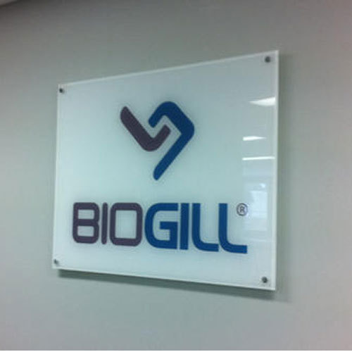 White Acrylic Signage