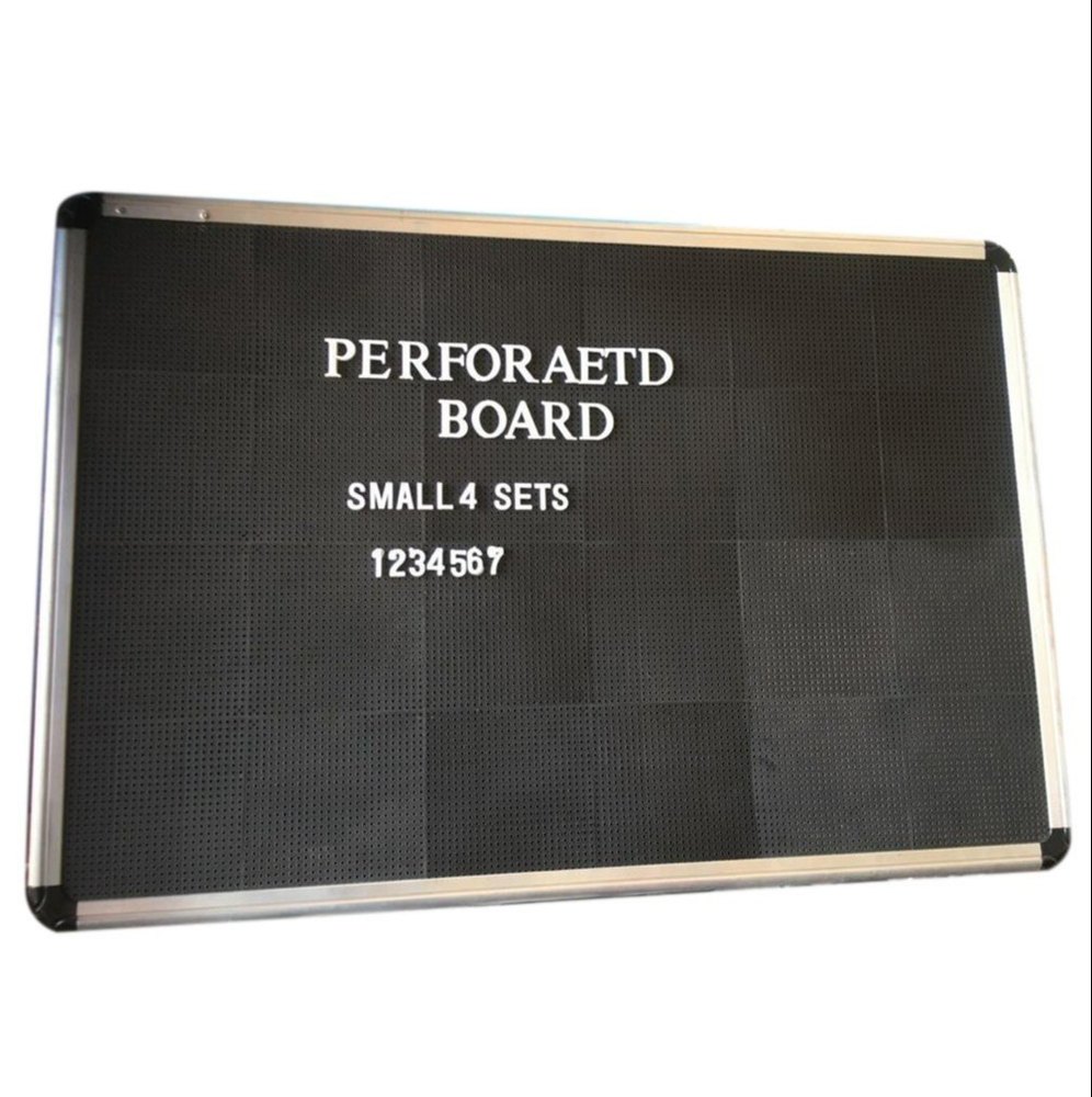 Flex Black Perforated Display Board, Shape: Rectangular