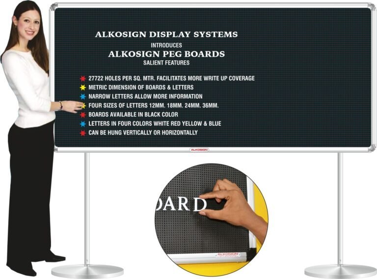 Aluminum Black Perforated Display Boards And Accessories, Shape: Rectangular