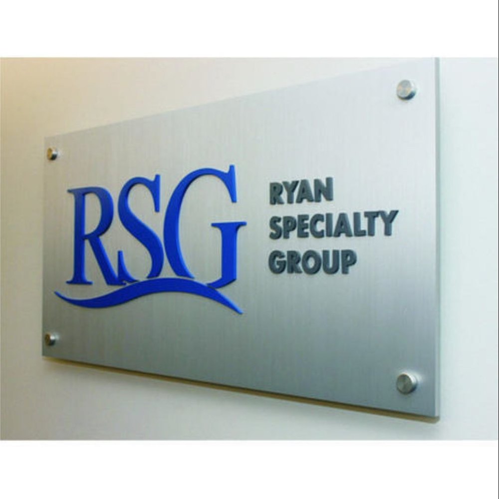 Rectangle Blue PVC Sign Board, For Commercial