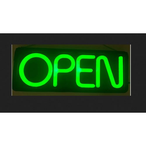 Acrylic Rectangle Neon Sign Boards, For Advertising