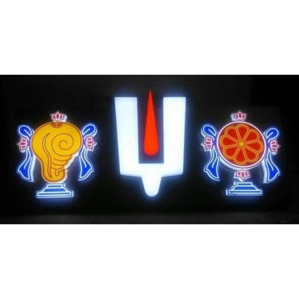 Led Acrylic Temple NEON Sign Board, For Promotional