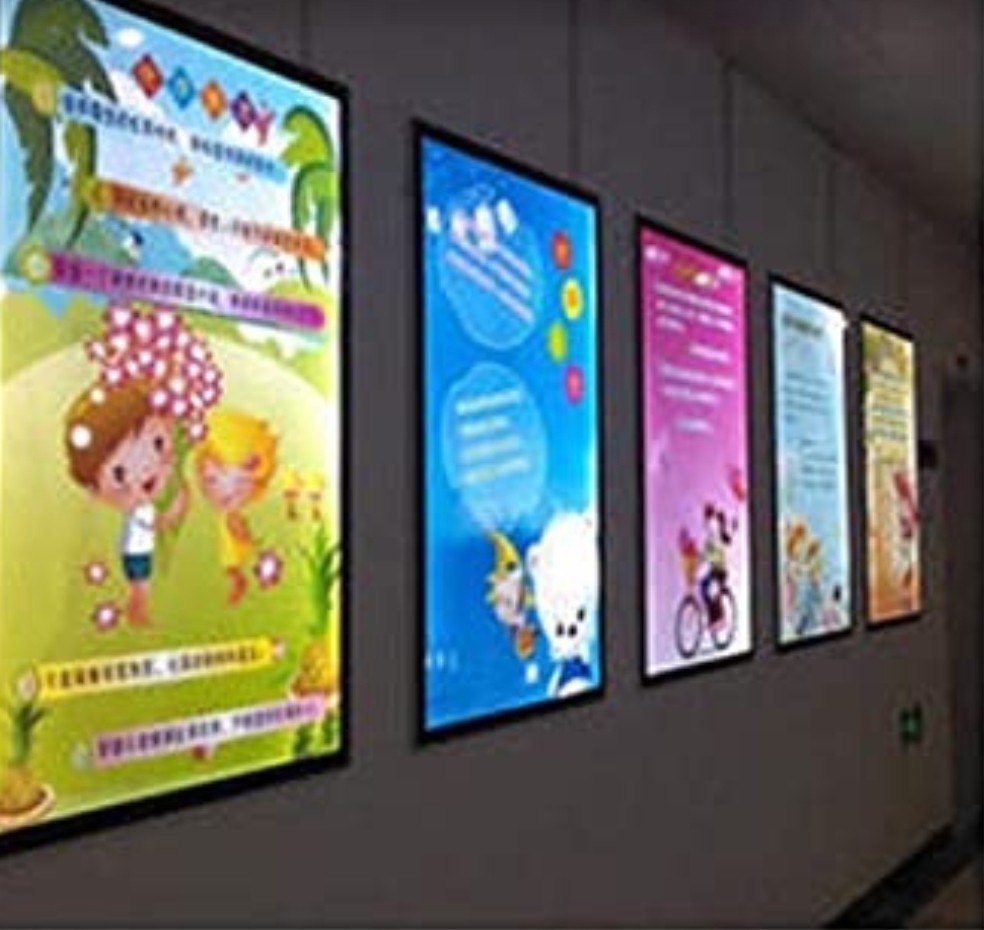 LED Aluminium Clip on sign board, For Advertising