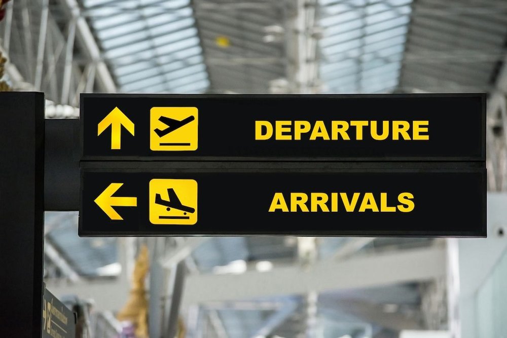 LED Acrylic Airport Signs, For Outdoor, indoor