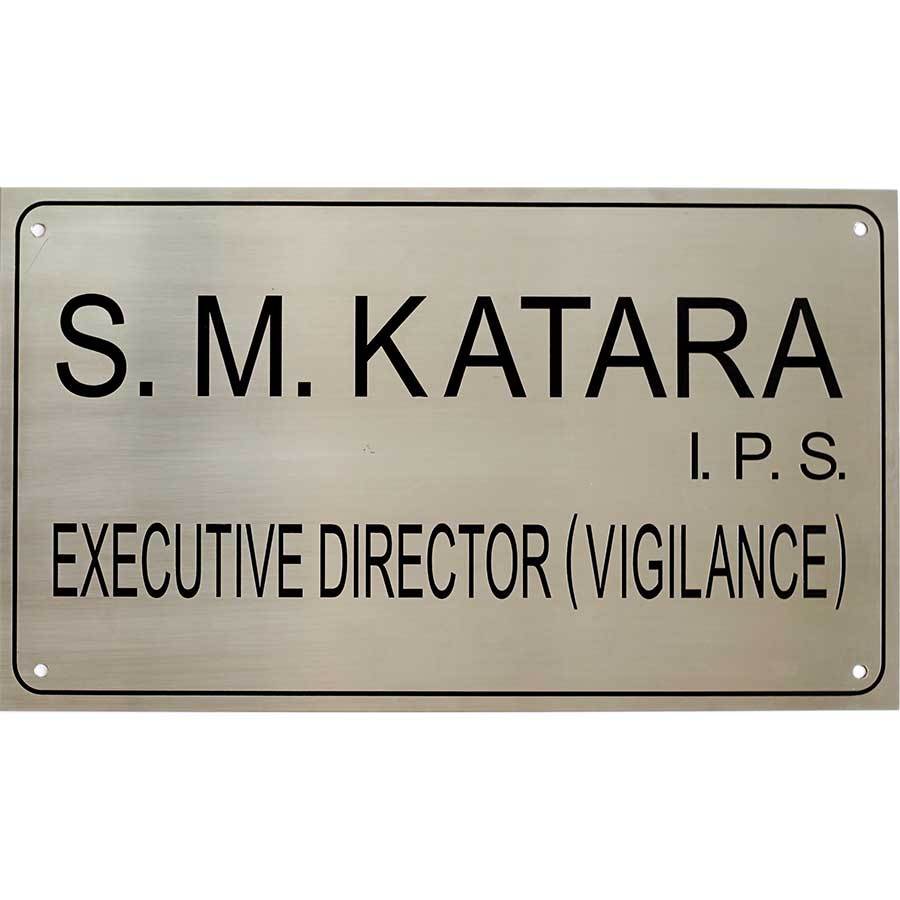 SS Home Name Plates, 1MM, Grade: SS304