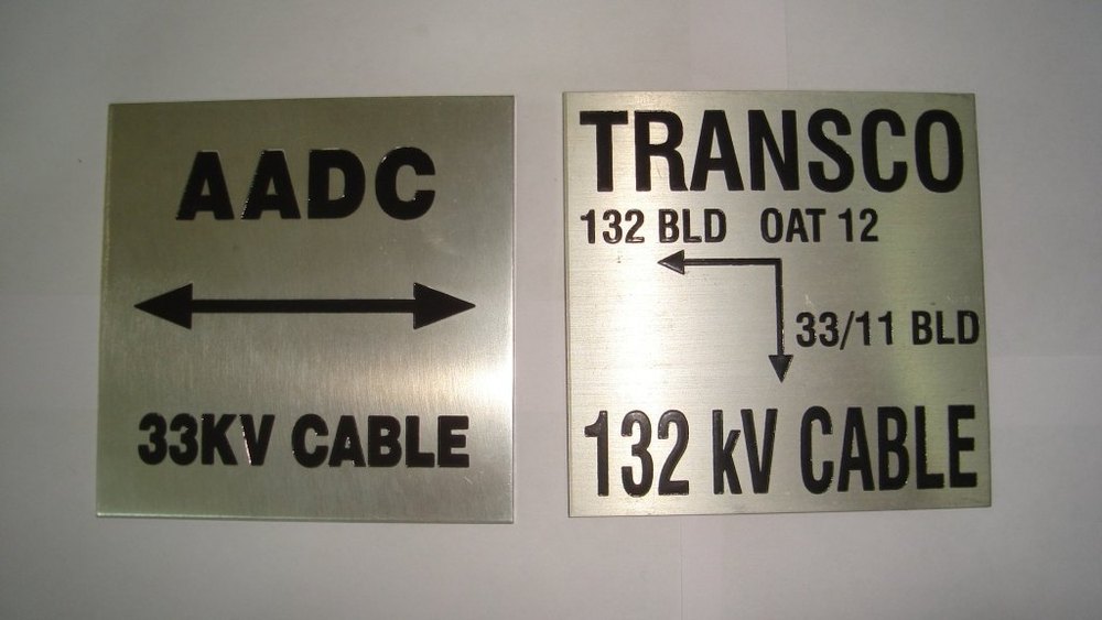 Aluminum, SS Engraving Name Tags, For Industrial