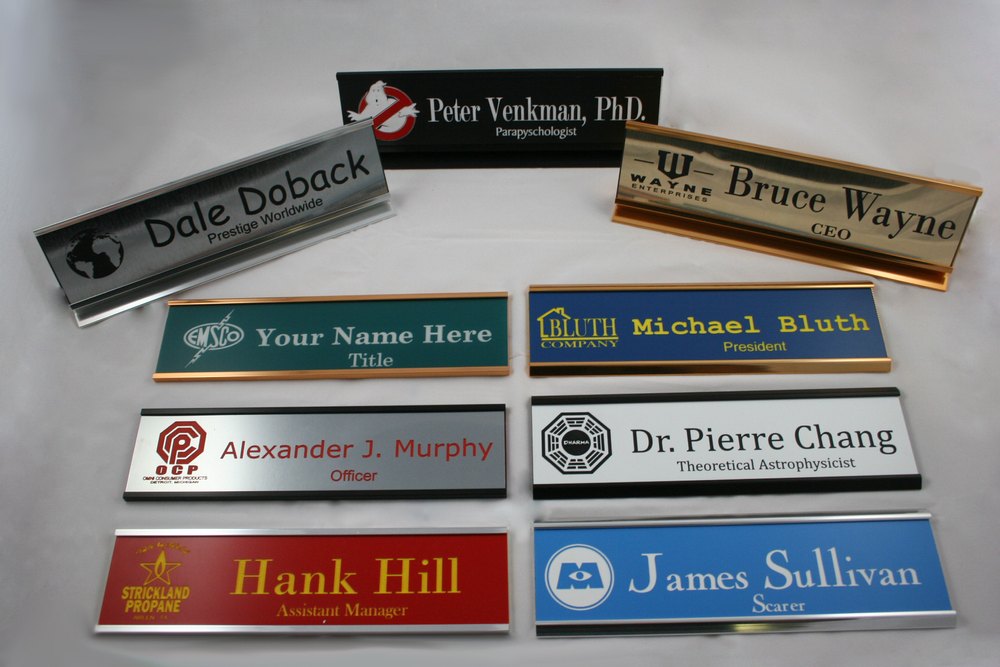 Multicolor Rectangular Name Plates, for Office