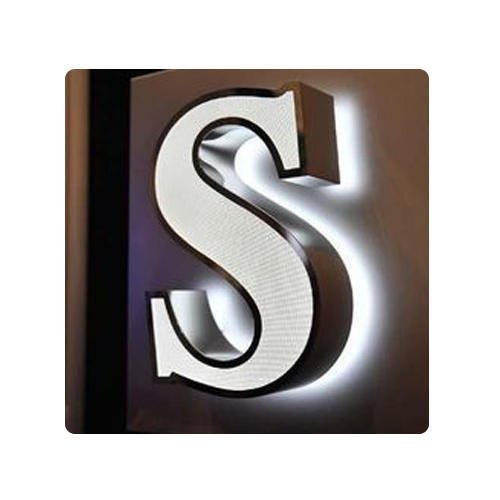 Led Sign Letter, For Advertising, Shape: Round