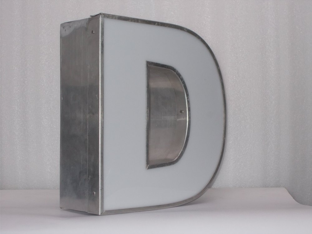 Glossy Aluminium Aluminum Trimcap Letters, For Advertisement