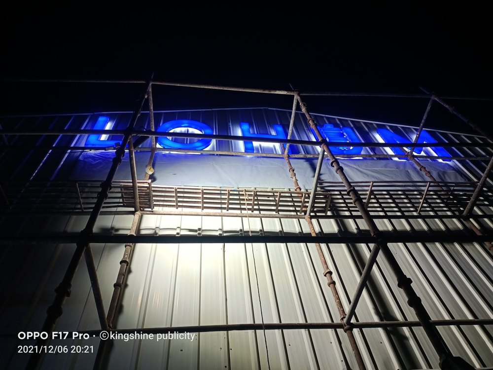 Outdoor 3D Acrylic LED Letter, For Sky Sign, Packaging Type: Carton Box