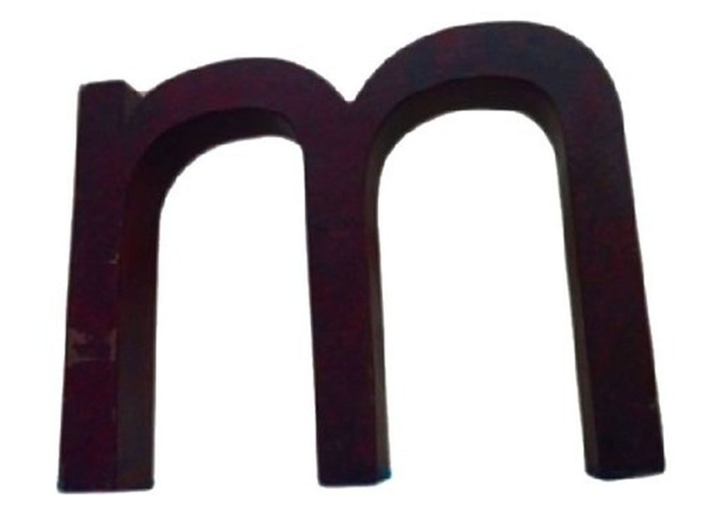 Brown Wooden Sign Letter