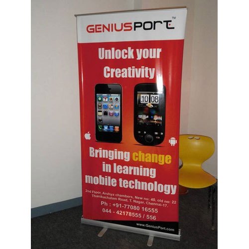 Printed Rectangle Advertising Standee Banner