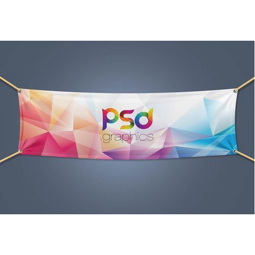 Multicolor Polyester Fabric Banner