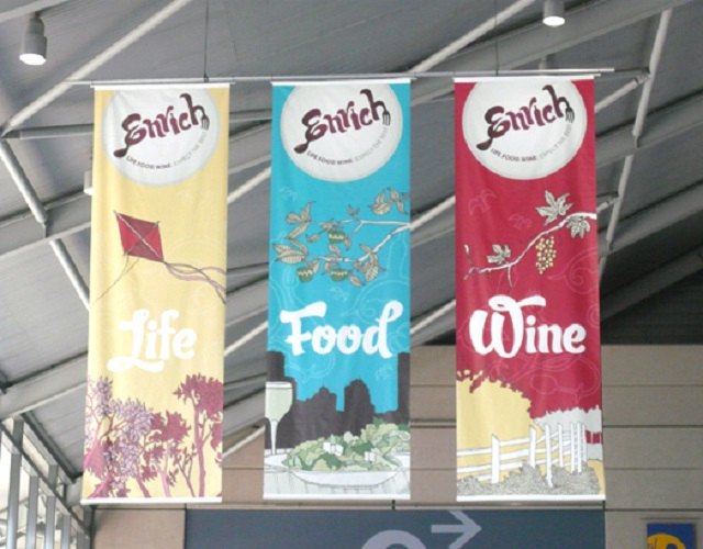 Printed Flex Fabric Banner, Shape: Rectangular