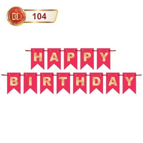 Paper Foil Big Happy Birthday Banner