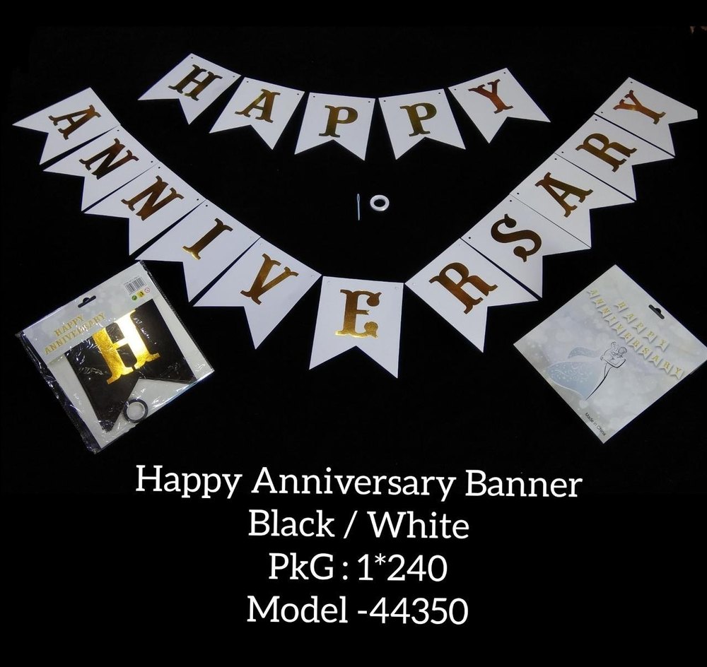 Card Papper FLAG Anniversary Banner, For Decoration