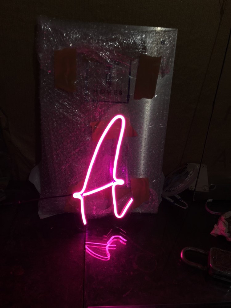 Animation Pink Neon Led Sign, For Advertising, 14 V