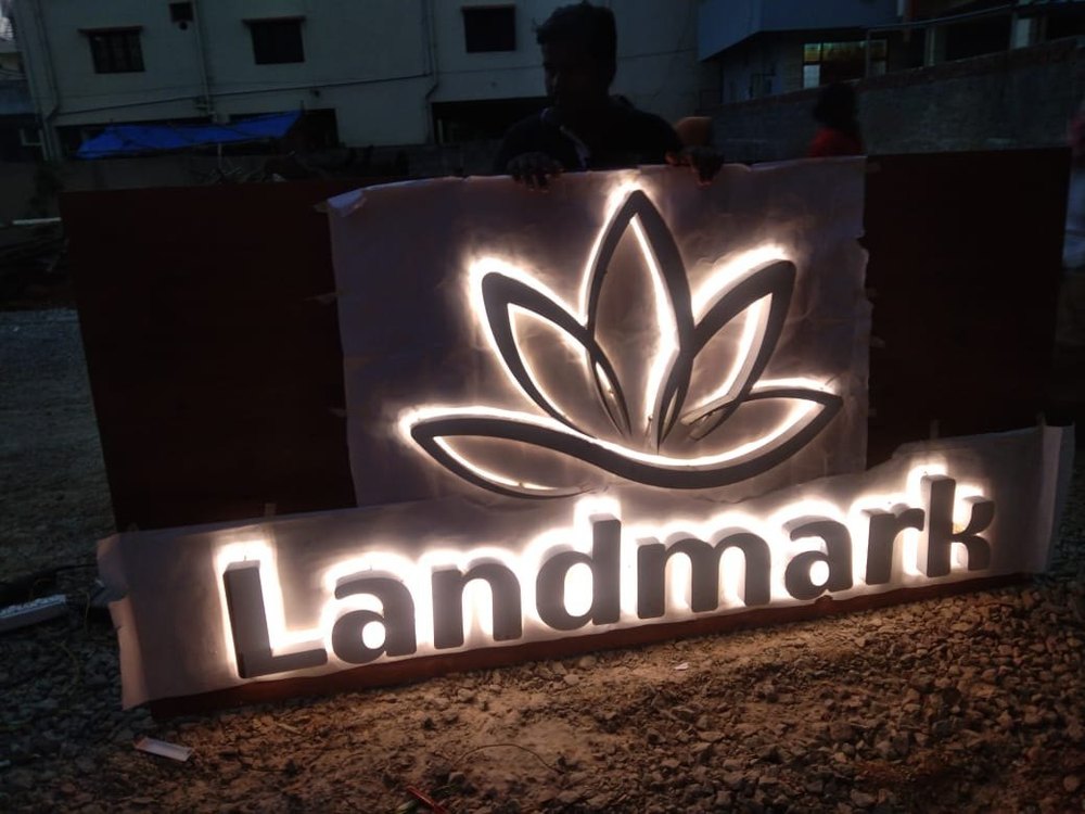 Outdoor LED Acrylic Sign Board