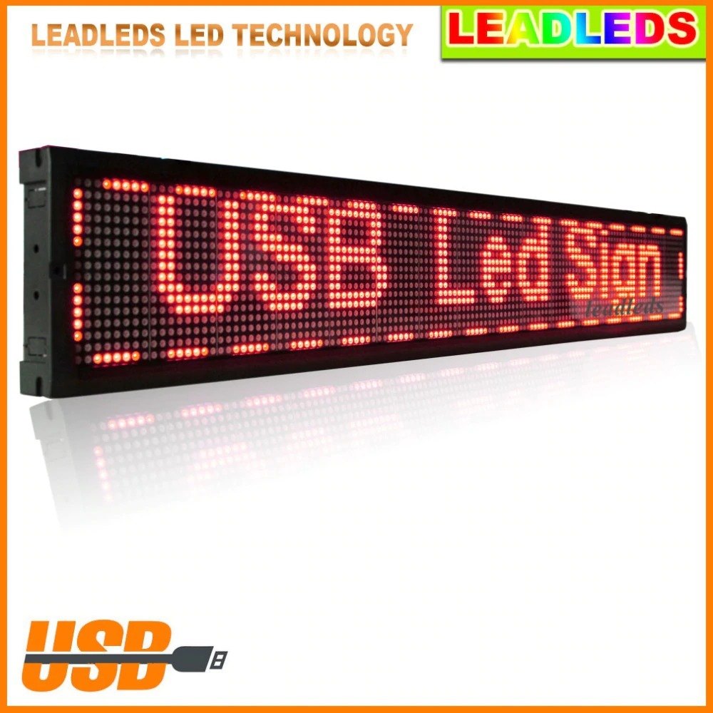 Aluminum USB LED Sign Board, 220 V Ac, Shape: Rectangle