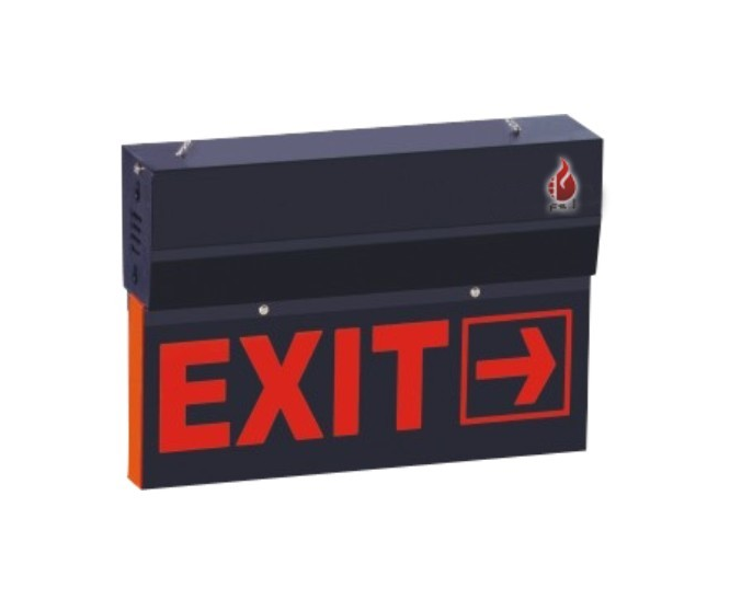 ACP Sheet Rectangular Laser Type Fire Exit Sign