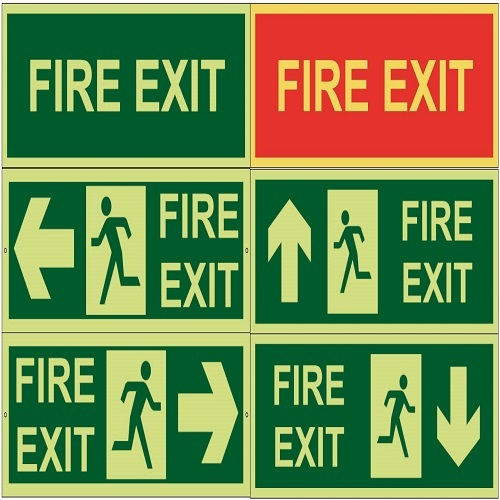 Acrylic Fire Safety Sign