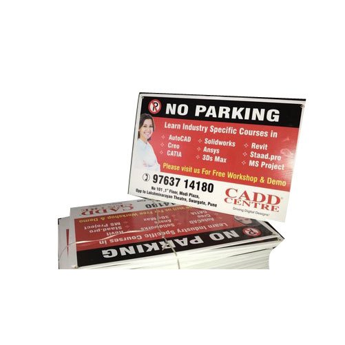 Flex No Parking Sign Board