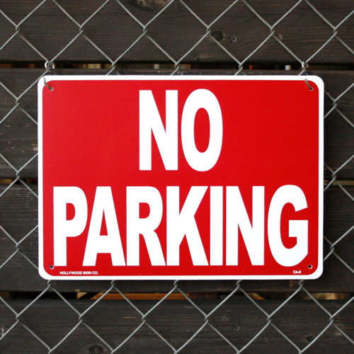 No Parking Board