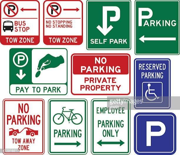 Metal Parking Sign