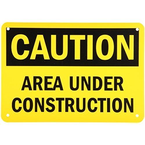 Rectangular, Square Reflective Construction Sign Board