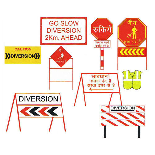 Construction Work Zone Safety Signage