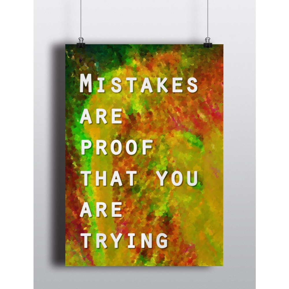 Motivational Digital Printed Poster