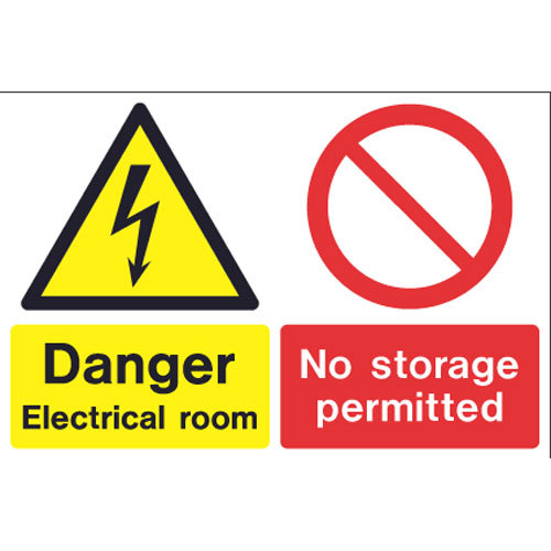 Rectangle Danger Electrical Signage