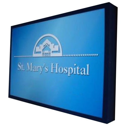 Acrylic Rectangle Backlit Board, For Advertisement