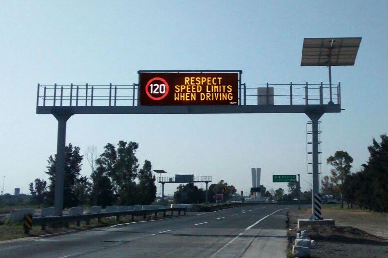 Metal Square Variable-message sign board (VMS), For Highway And Toll Plazas