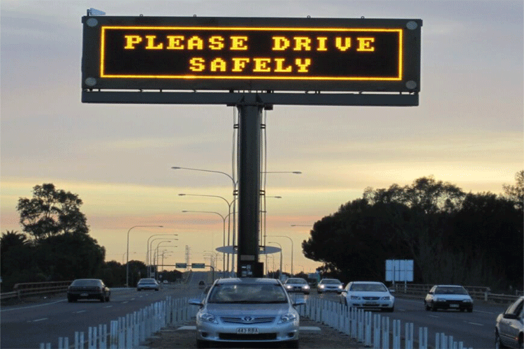 Rectangle Video LED Variable Messaging Signs. for Highways