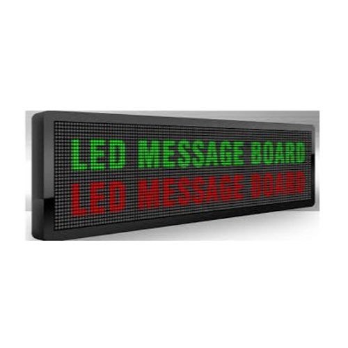 Aluminum Rectangle LED Message Sign Board, Input Voltage: 220-240 V AC