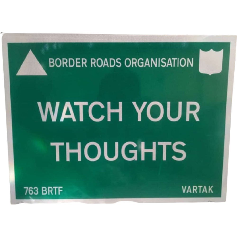 Road Safety Radium Sign Board, Acrylic Reflector