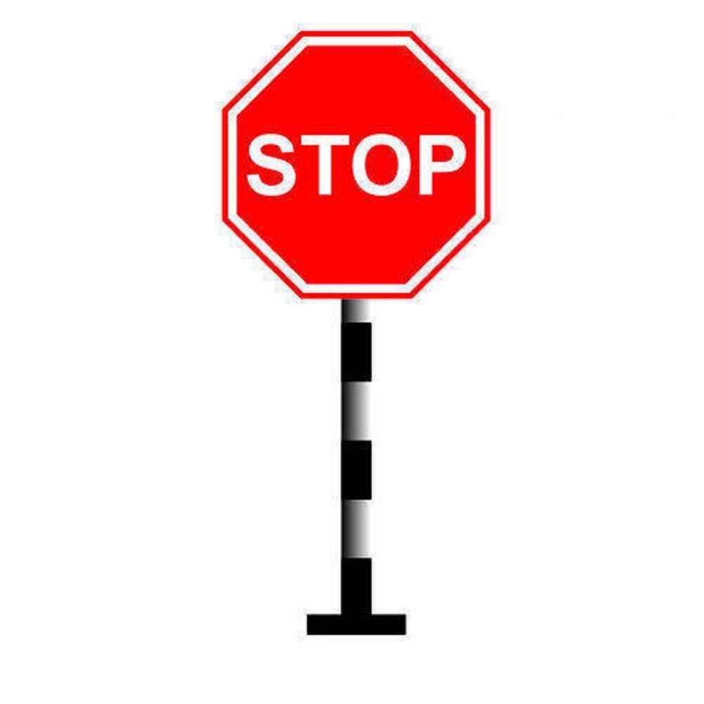 Red ACP Retro Reflective Stop Sign Board, For Road Safety, Thickness: 4 Mm