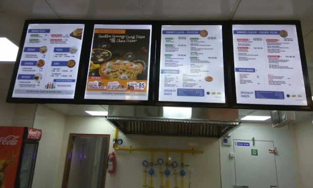 Black Acrylic Food Menu clipon Board, For Promotional