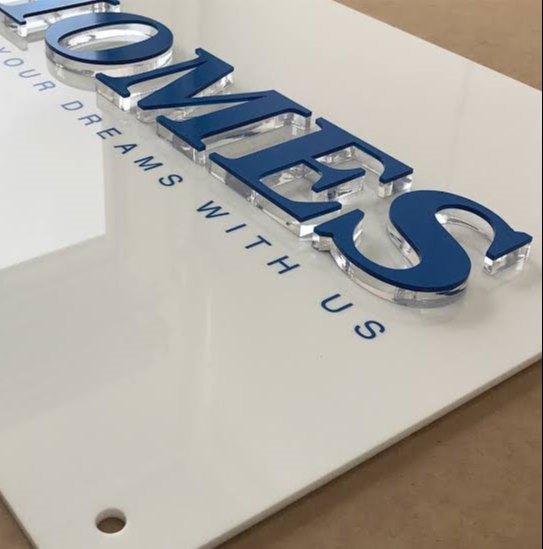 Manual Acrylic Reception Sign Board, For Office, 4x2 Feet