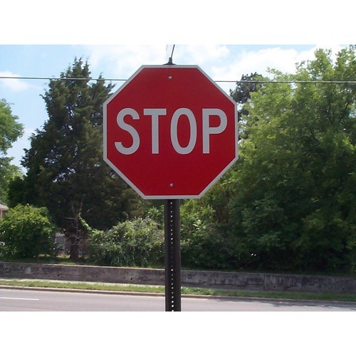 Stop Sign Board, Shape: Octagonal