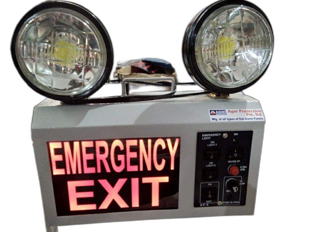 Gray Emergency Exit Light with beam light, 6