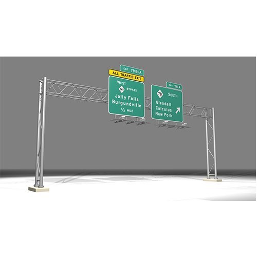 Square Highway Signs