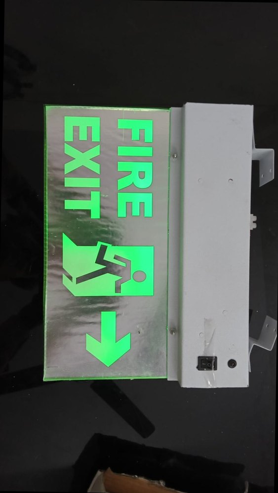 aluminium Rectangular Emergency Exit Signage