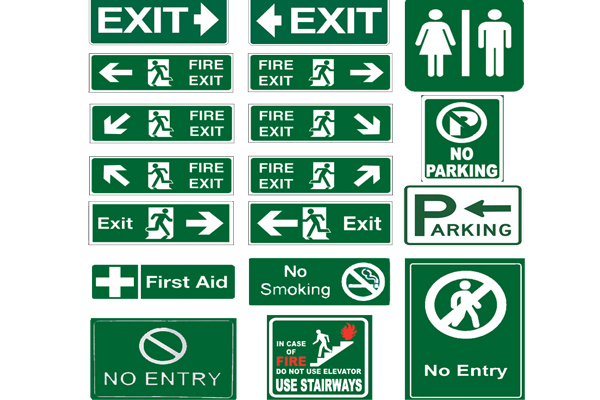 Acrylic Escape Signages, For Indoor Signs