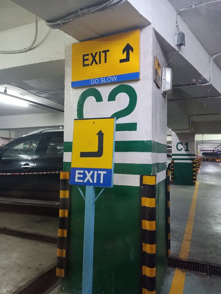 Stencil Yellow Car Parking Marking Services, For Concrete