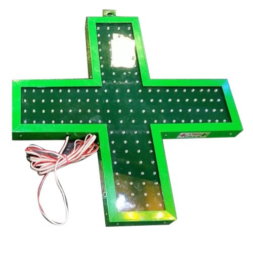 Aluminum Medical Plus LED Sign Board