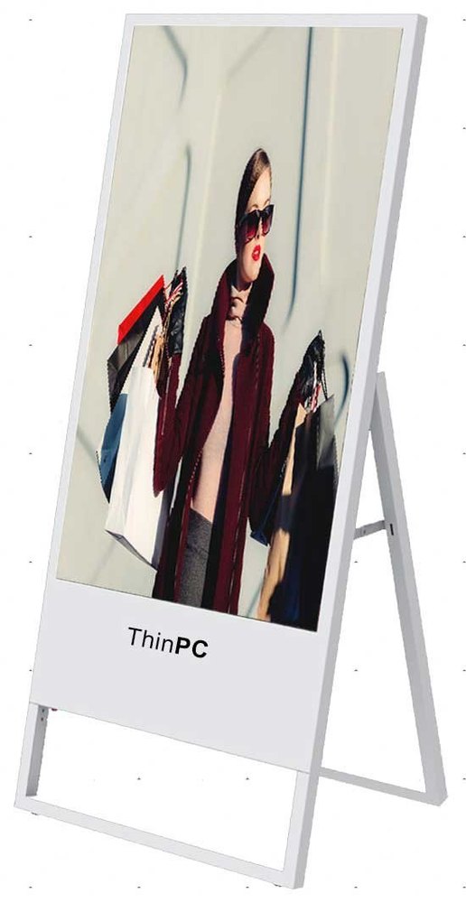 White 43inch A Frame Standee, Size/Dimension: 1360mm X 580mm X 35mm