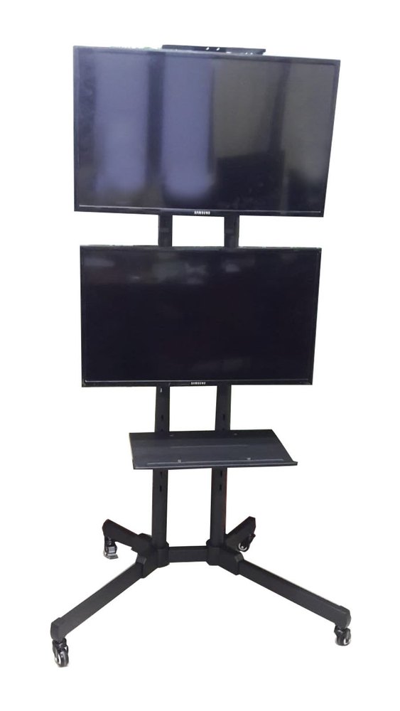 Acrylic Rectangle LED Professional Display Digital Signage Cart